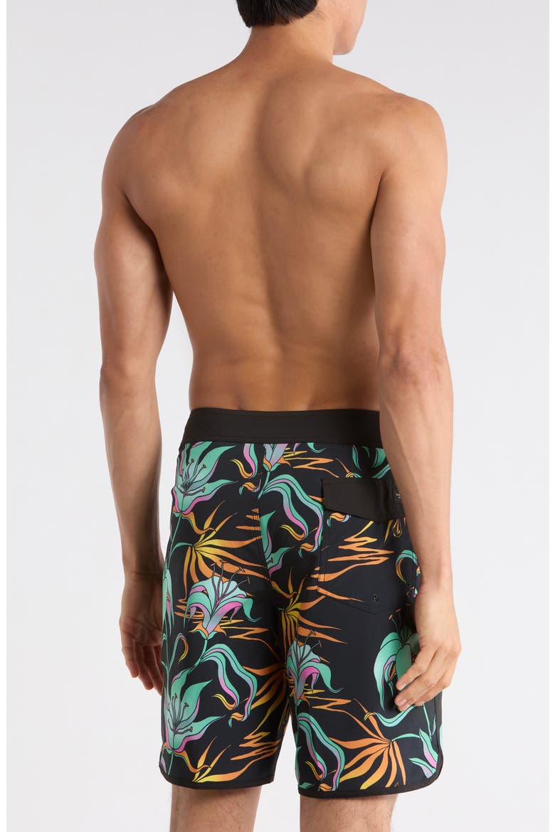 Infuse Swim Trunks, Alternate, color, BLACK GREEN