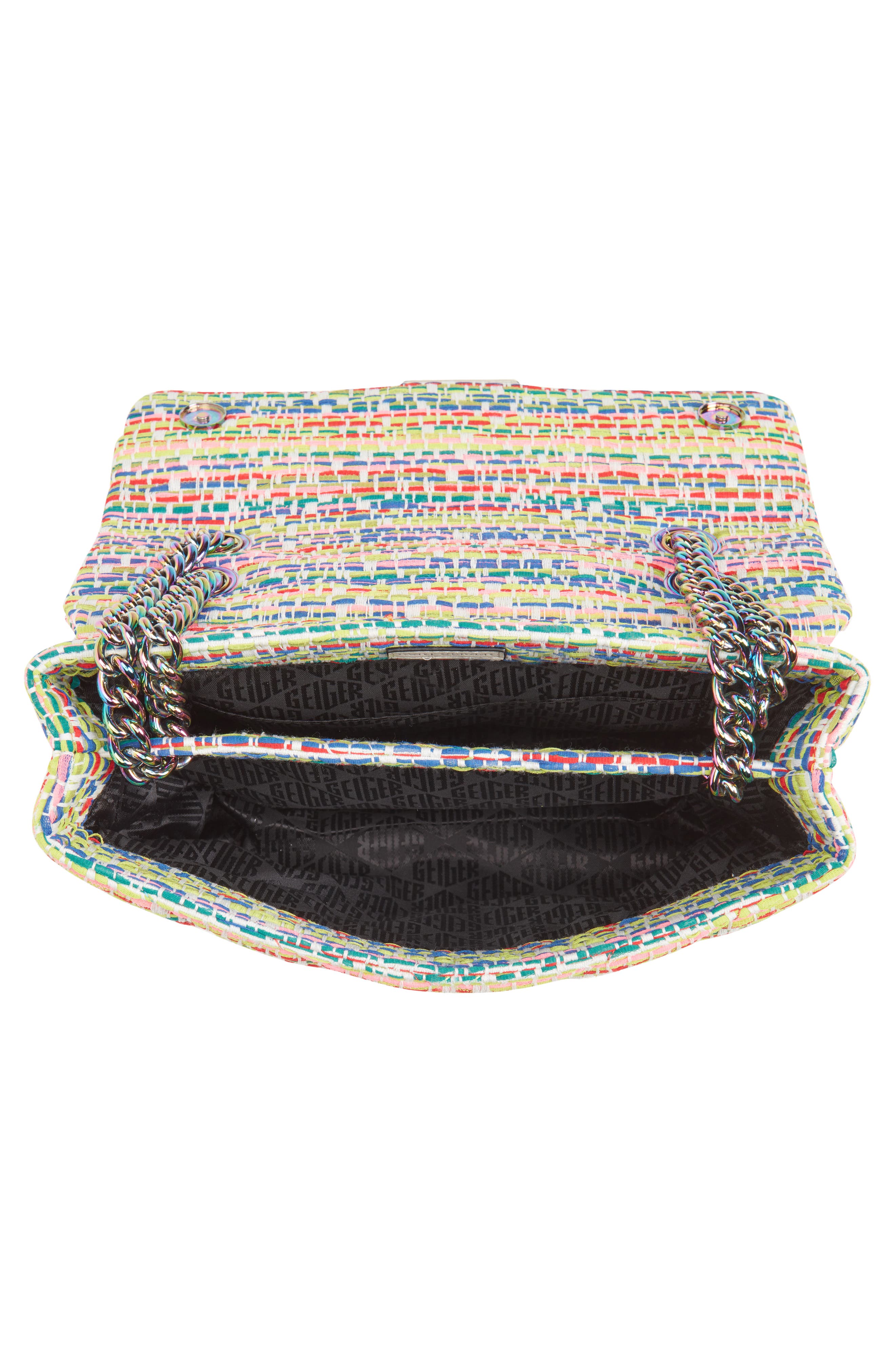 Kurt Geiger London Large Kensington Tweed Shoulder Bag, Alternate, color, 