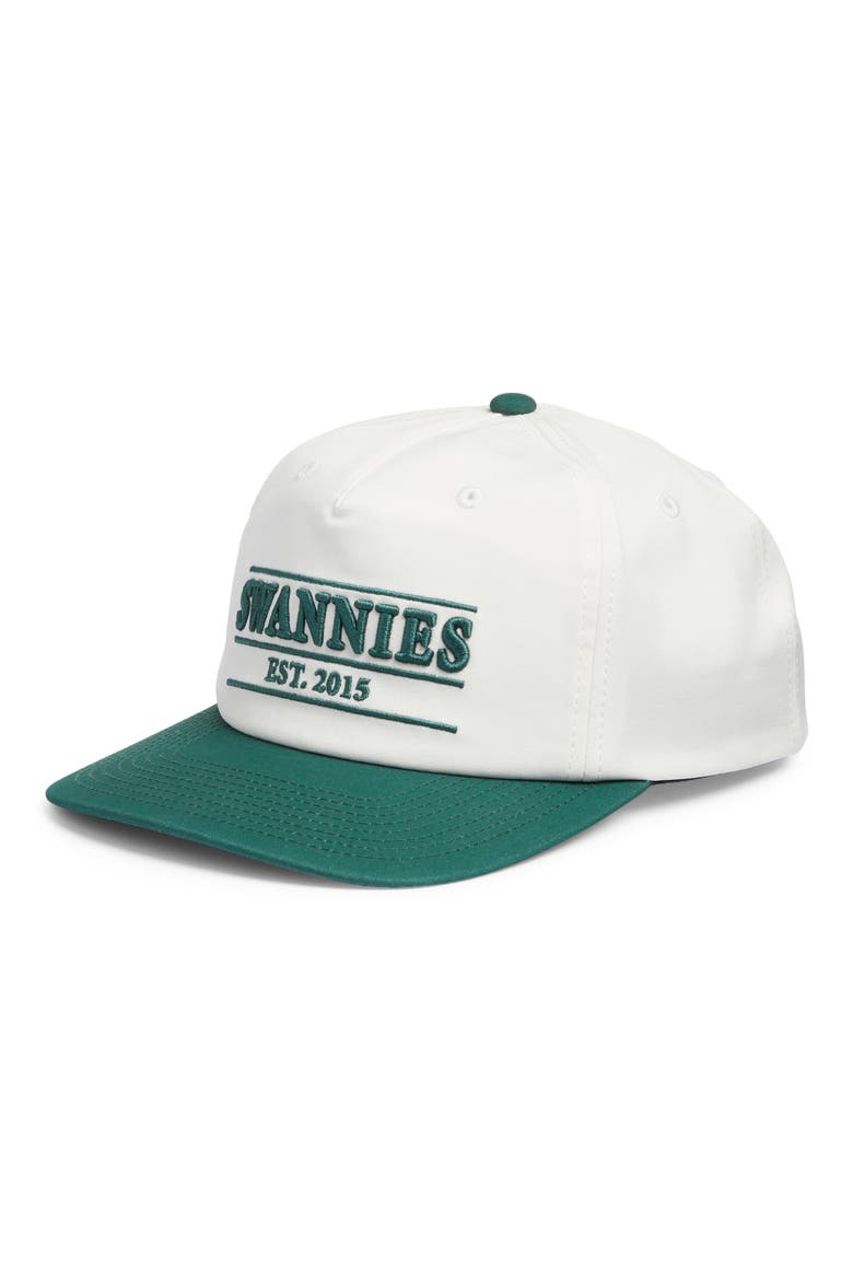 Charlie Snapback Baseball Cap, Main, color, FOREST