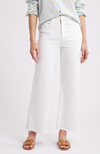 Frank & Eileen Galway Gaucho Wide-leg Jean In White