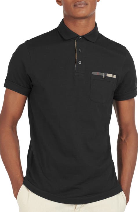 Barbour polo mens gold online