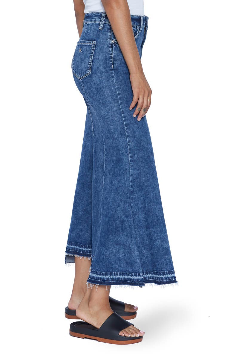 Wash Lab Denim Hi Low Trumpet Skirt, Alternate, color, 