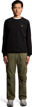 Lyle & Scott Half Raglan Hybrid Long Sweatshirt