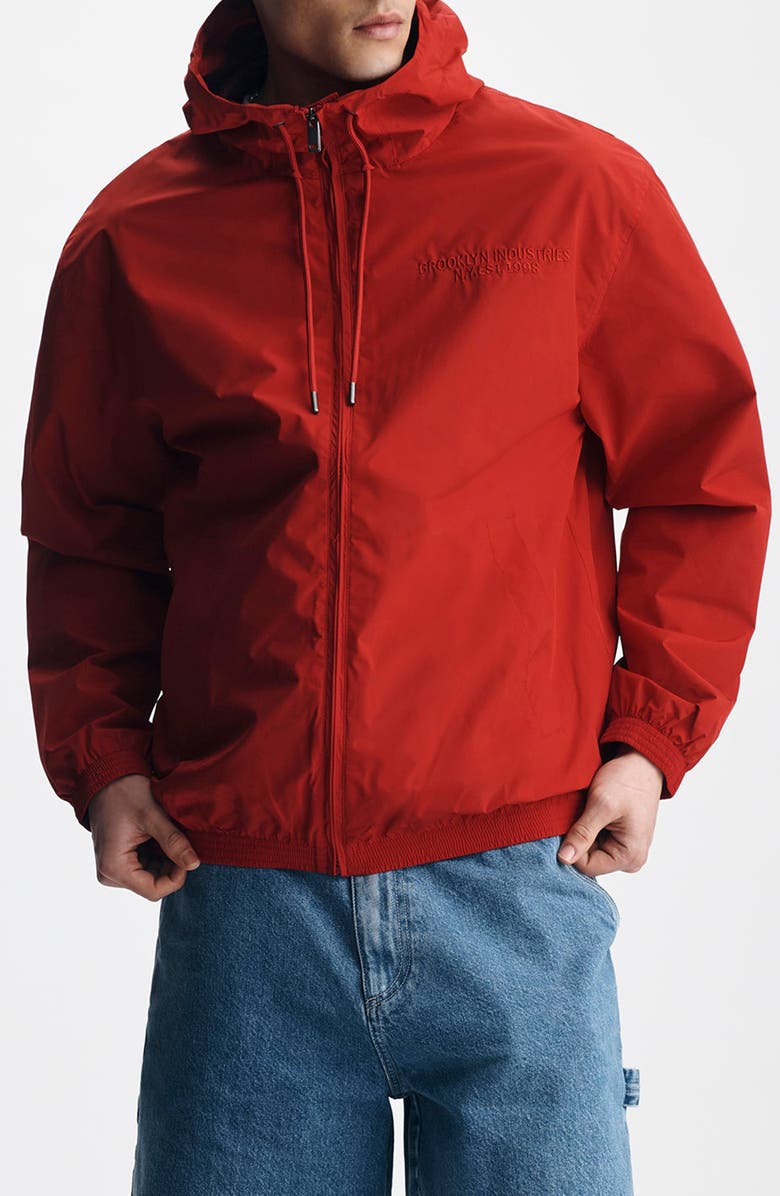 Brooklyn Industries Emboldened Hooded Jacket, Main, color, Emboldened