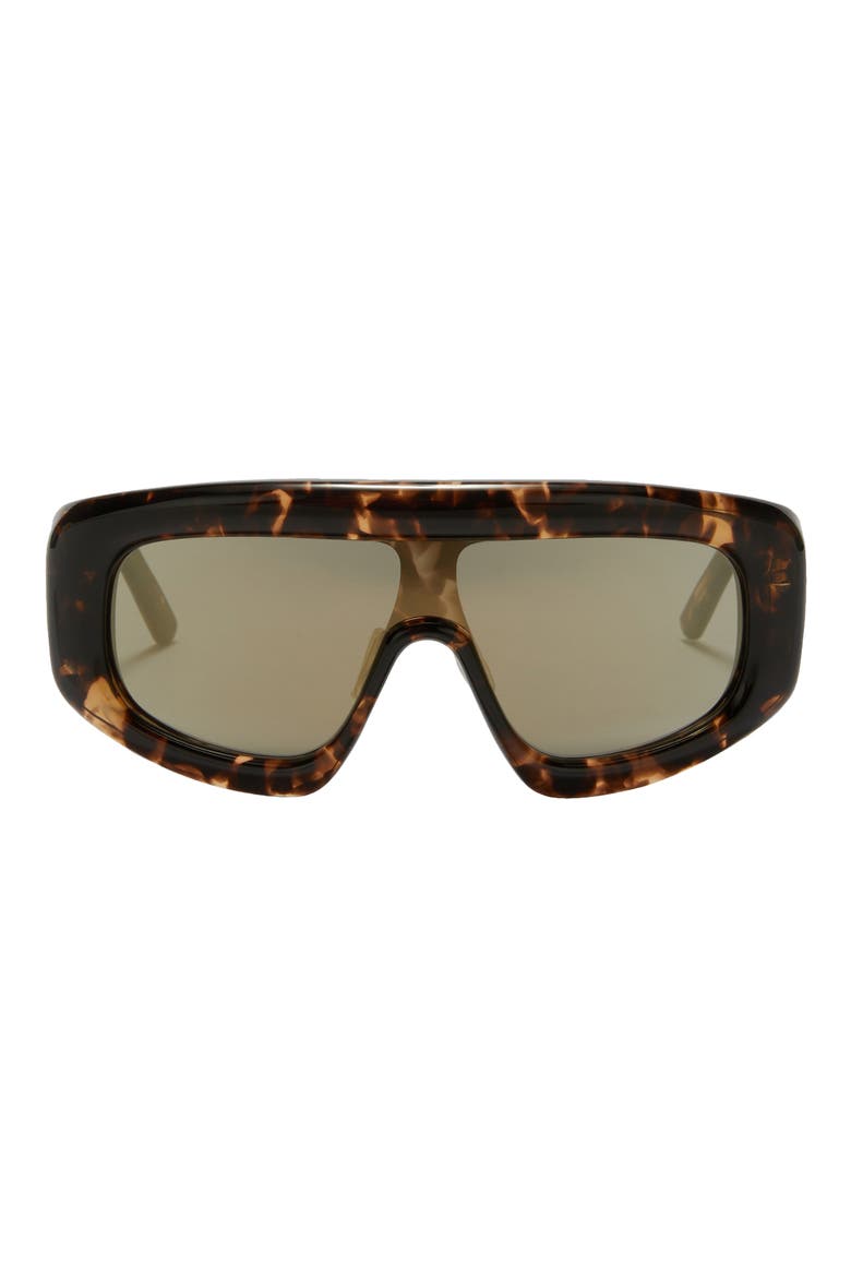 Carmel Geometric Sunglasses, Main, color, CRYSTAL HAVANA MIRROR BRO