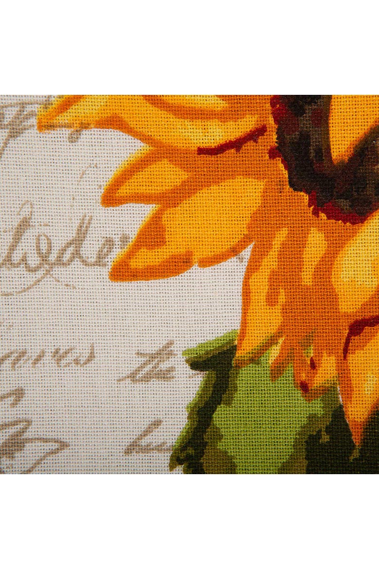 Rustic Sunflowers Printed Table Runner, Alternate, color, Rustic Sunflowers