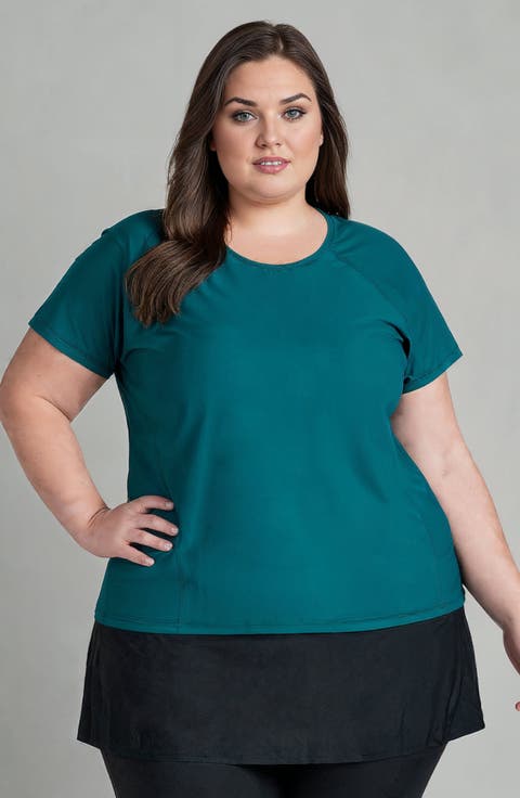 Plus Size Loose Fit Adele Swim Top