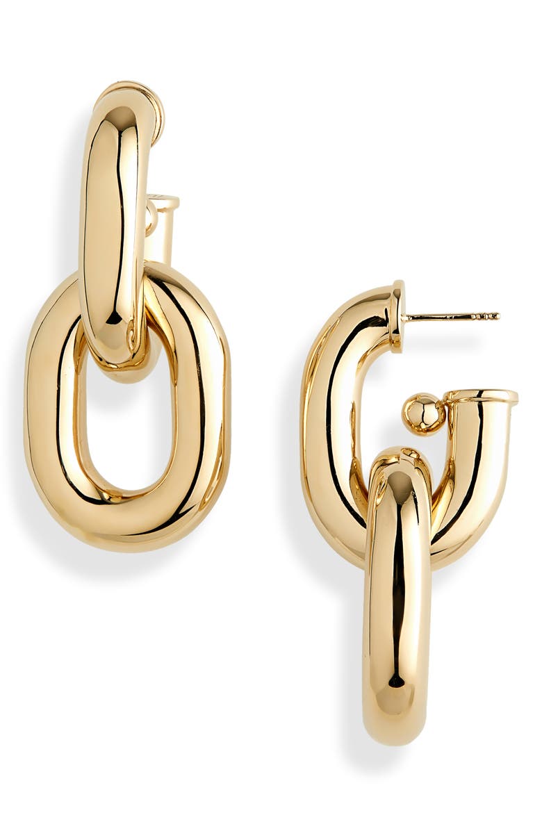Rabanne XL Link Drop Earrings, Main, color, 