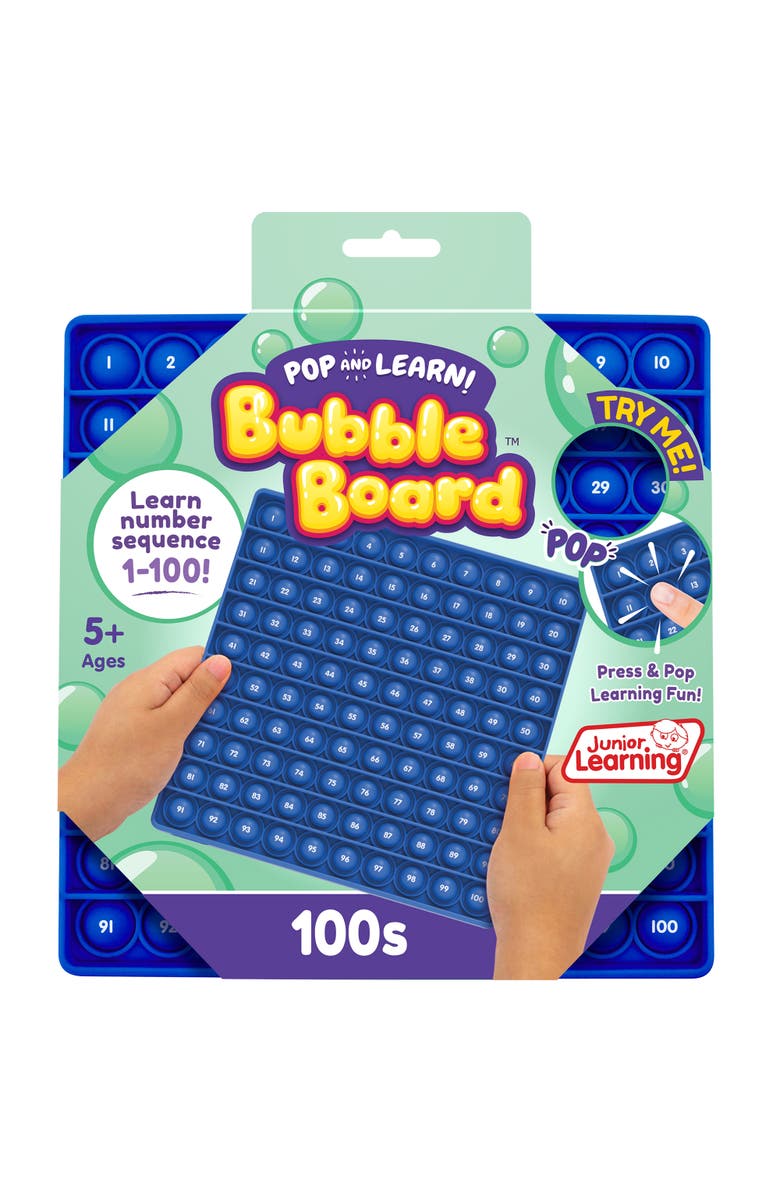 Pop & Learn Bubble Board 100'S Bubble Board Handson Math, Ages 510, Grades K5, Main, color, Multicolored
