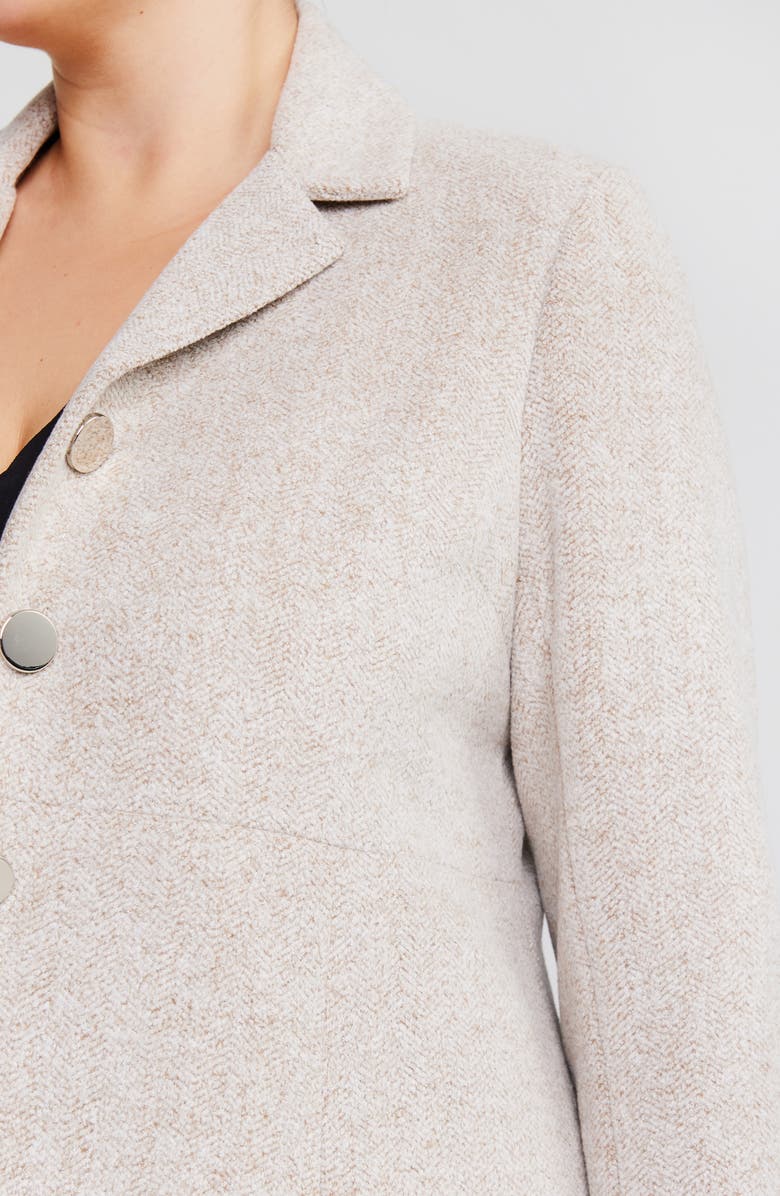 Estelle Floater Notched Lapel Coat, Alternate, color, 