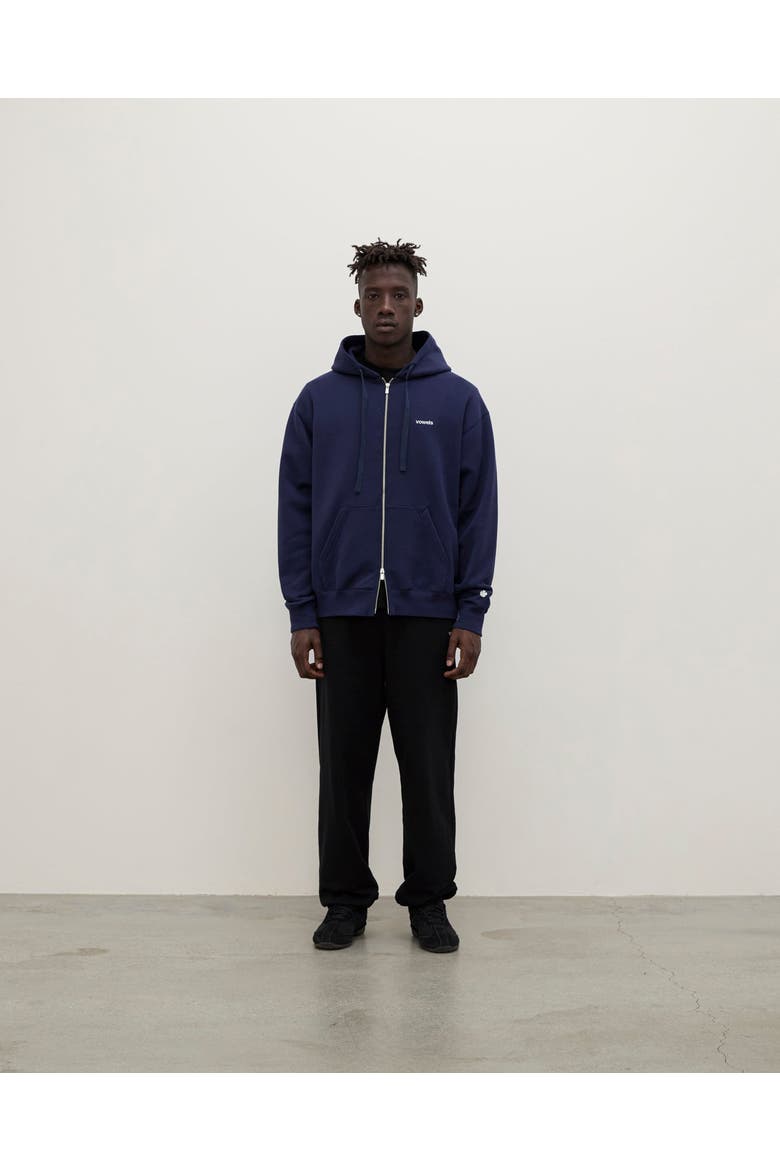 Classic Zip Hoodie, Alternate, color, Navy