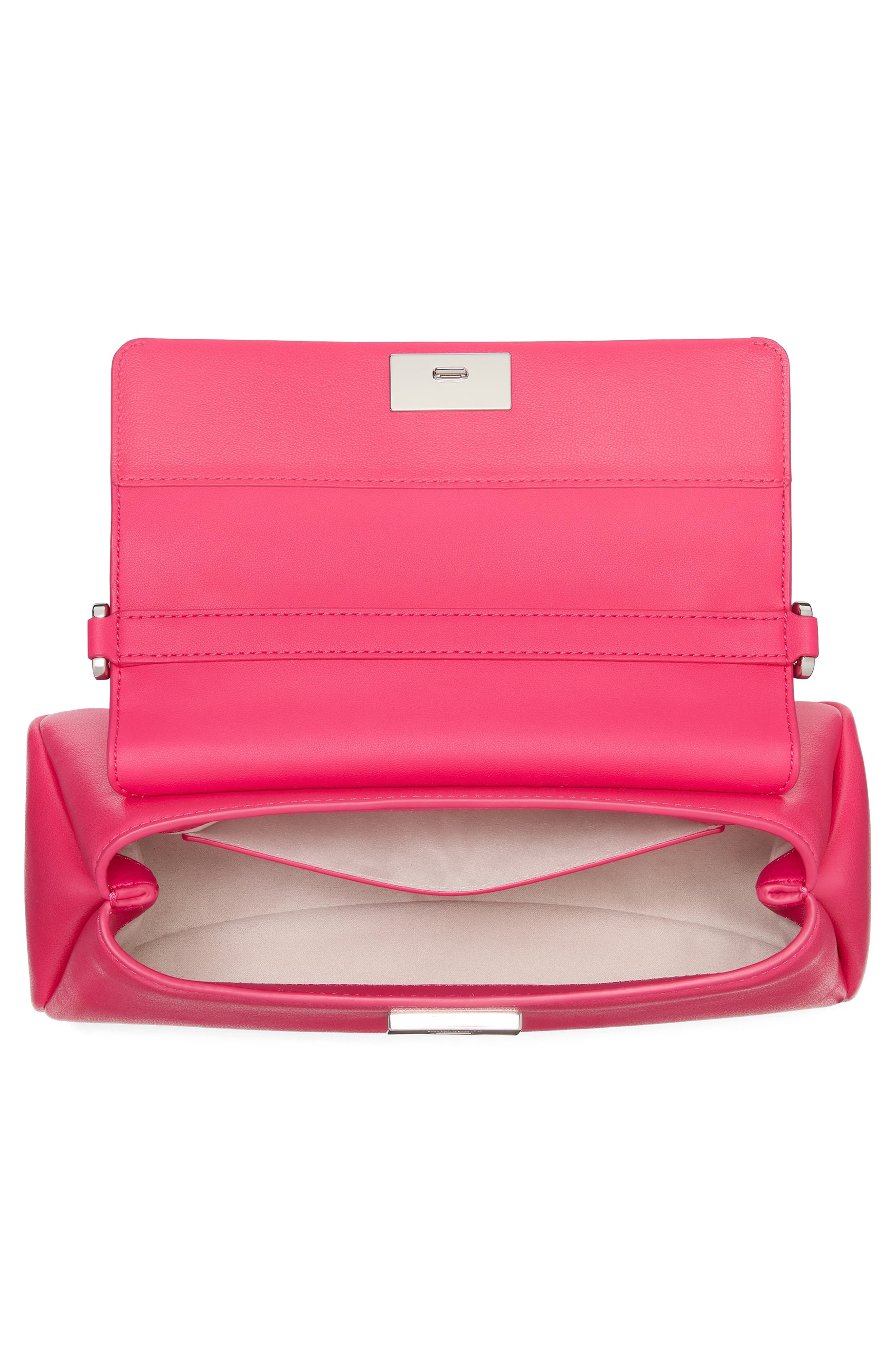 grace leather top handle bag, Alternate, color, ROSEHIP