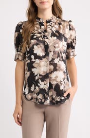 Anne Klein Puff Sleeve Top