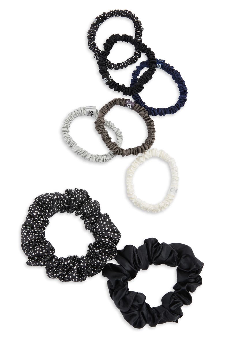 Date Night Silk Scrunchie Pack $70 Value, Main, color, MULTI