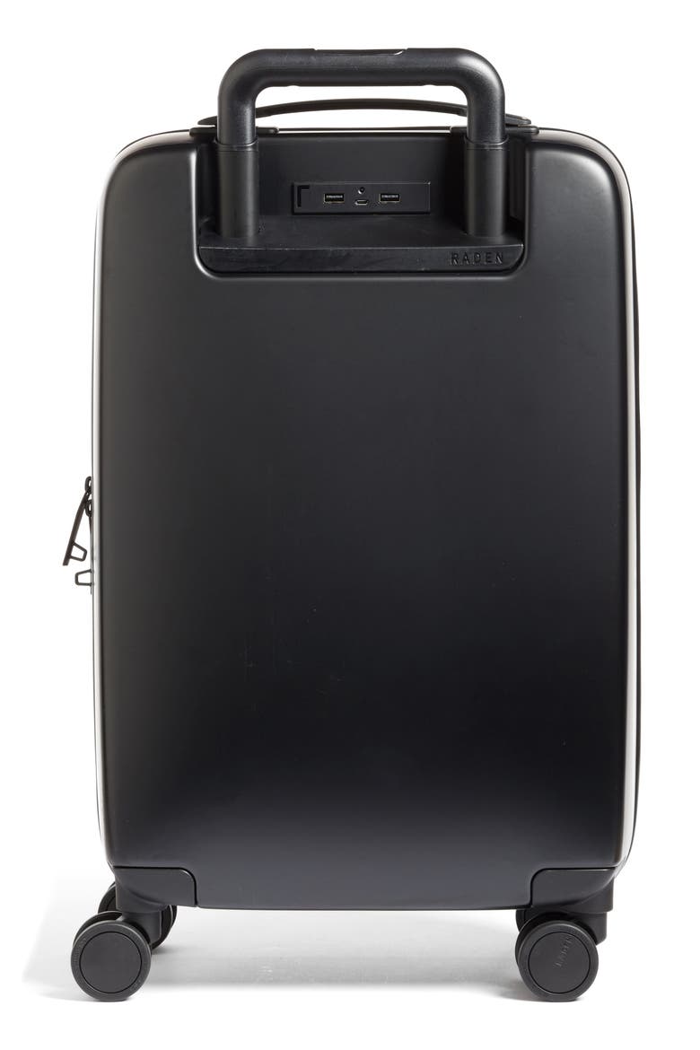 The A22 22-Inch Charging Wheeled Carry-On, Alternate, color, BLACK MATTE