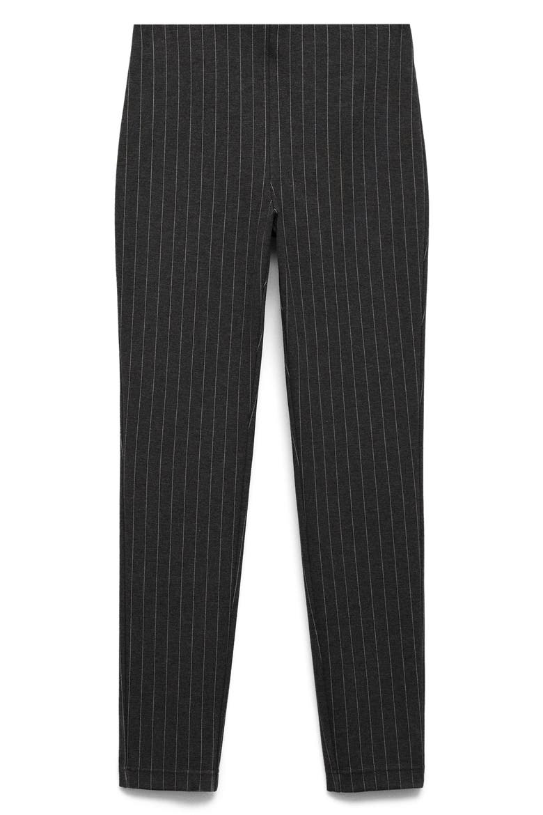 Pinstripe Leggings, Alternate, color, GREY