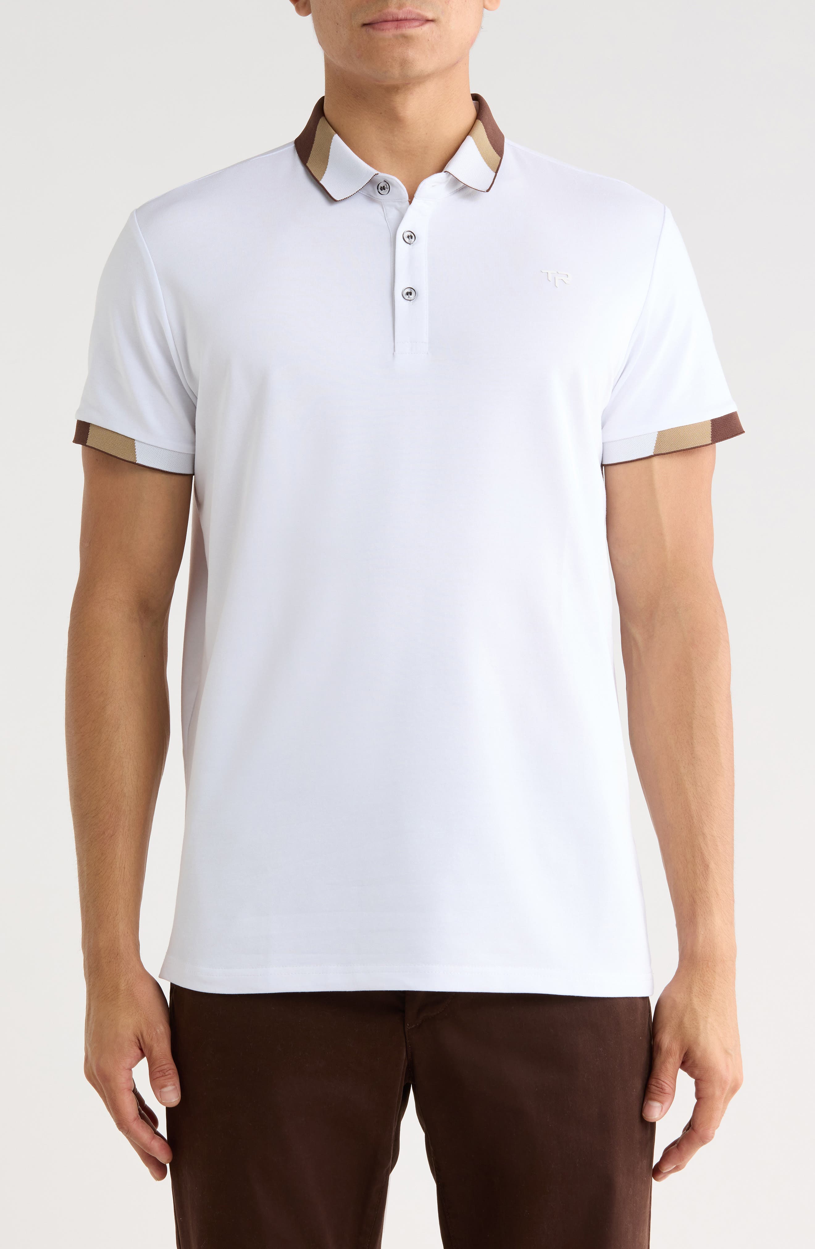 Stretch Cotton Polo