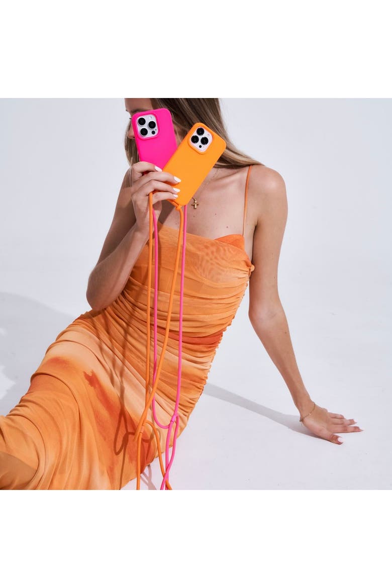 Silicone Phone Case - iPhone 17 Air/Pro/Max, Alternate, color, Orange - iPhone 17