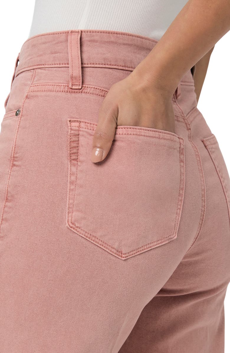 PAIGE Anessa Raw Hem High Waist Wide Leg Jeans, Alternate, color,