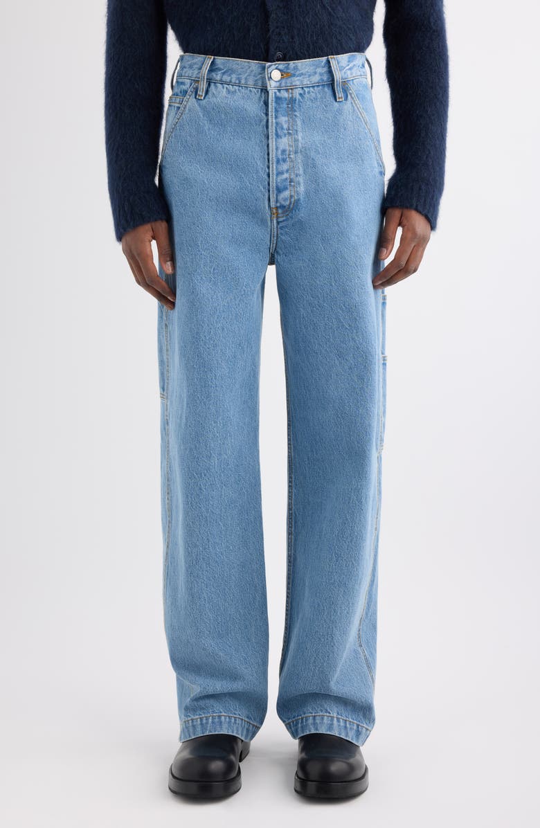 Dries Van Noten Pickerby Carpenter Jeans, Main, color, Light Blue