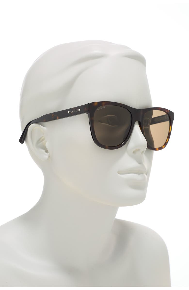 Gucci 55mm Square Sunglasses, Alternate, color,