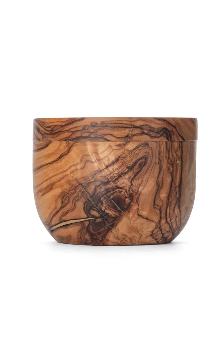 Berard France Olive Wood Salt Keeper, Alternate, color, Brown