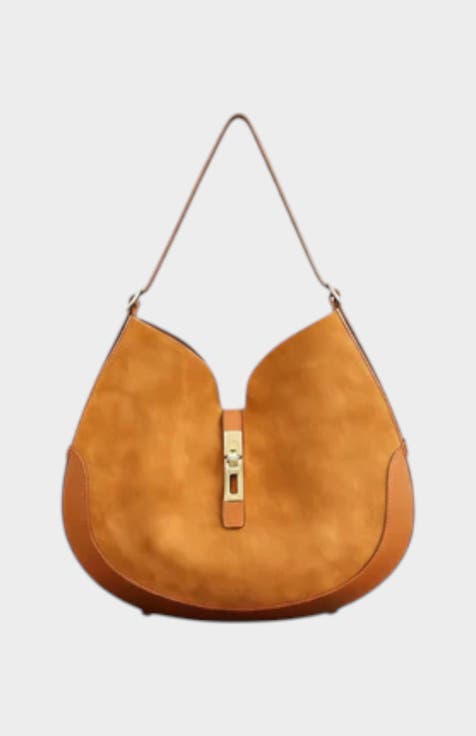 Cotswolds Genuine Suede Leather Shoulder Bag