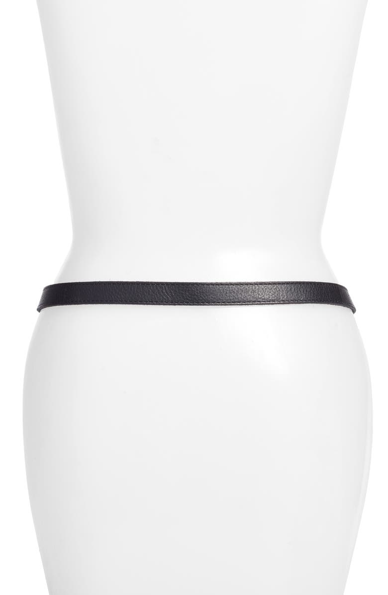 Frye Campus Knotted Leather Belt, Alternate, color,