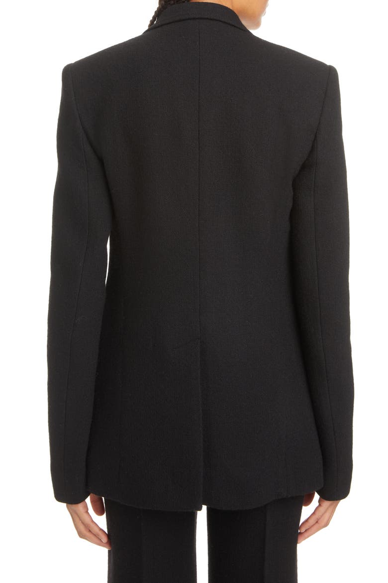 Open Front Wool & Cashmere Blazer, Alternate, color, 001-BLACK