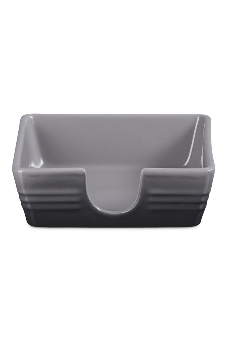 Signature Stoneware Cocktail Napkin Holder, Alternate, color, OYSTER