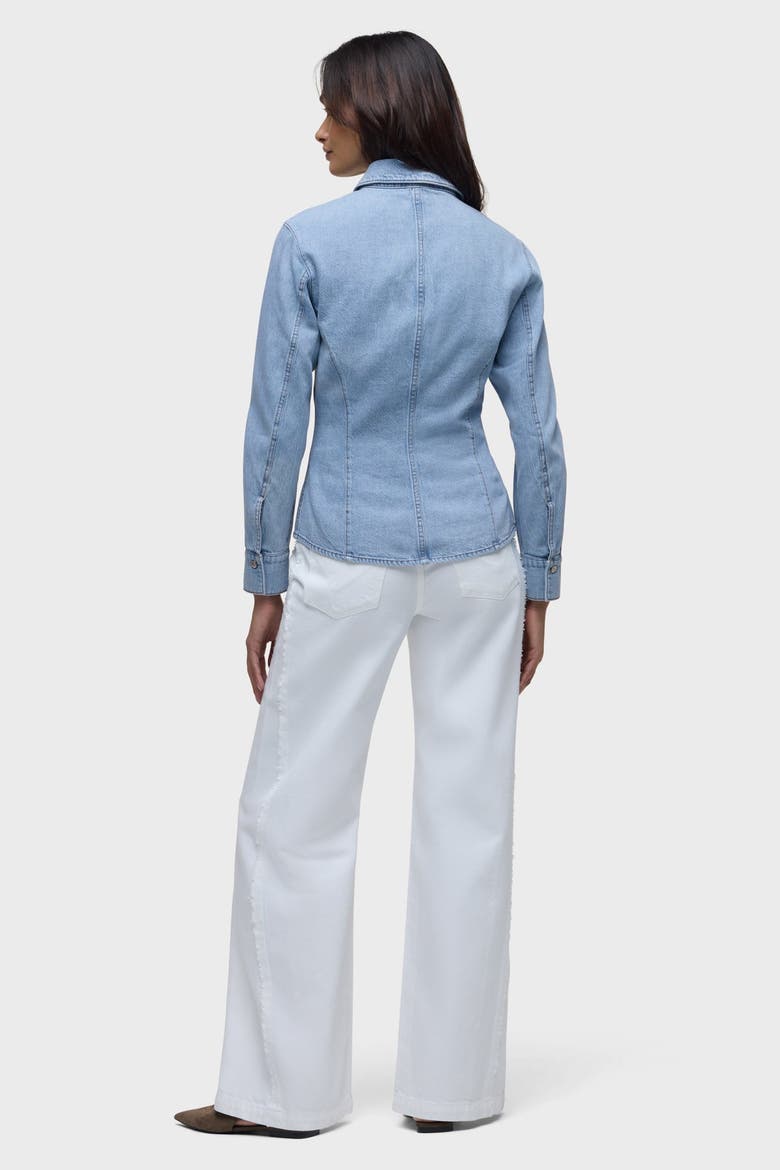 Button-Up Long Sleeve, Alternate, color, POOLS