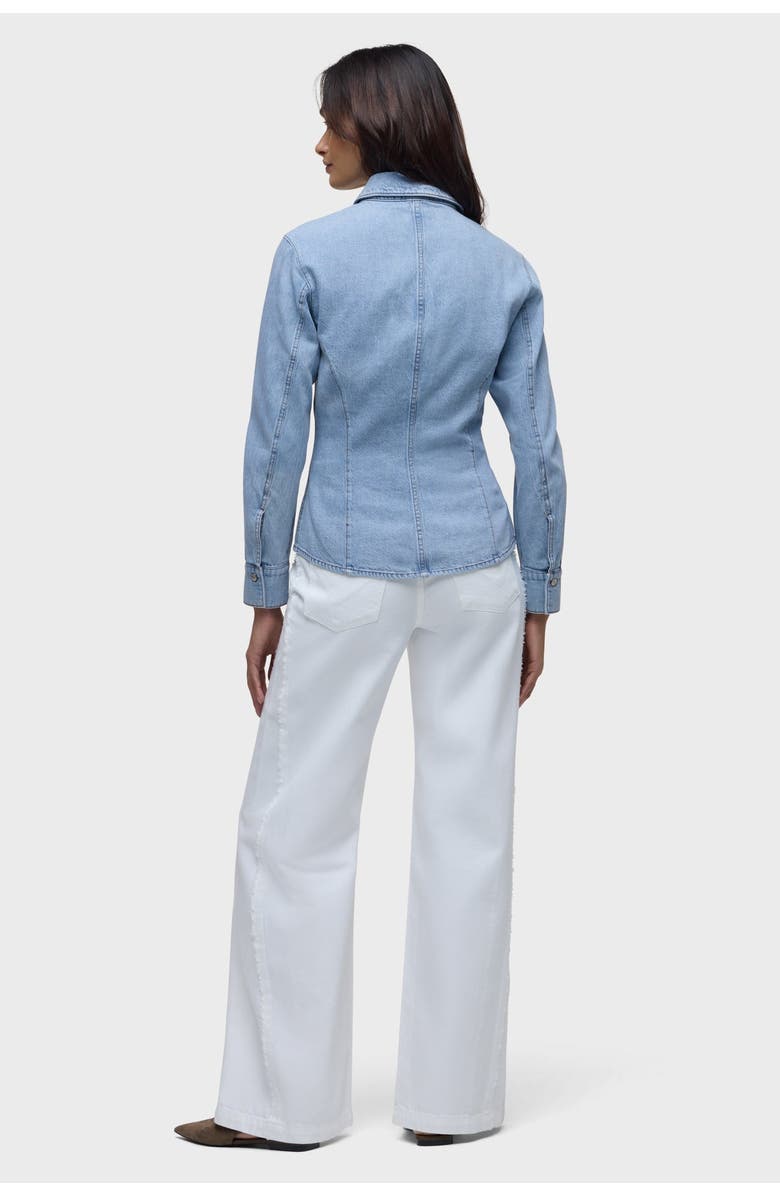 Hudson Jeans Button-Up Long Sleeve, Alternate, color, Pools