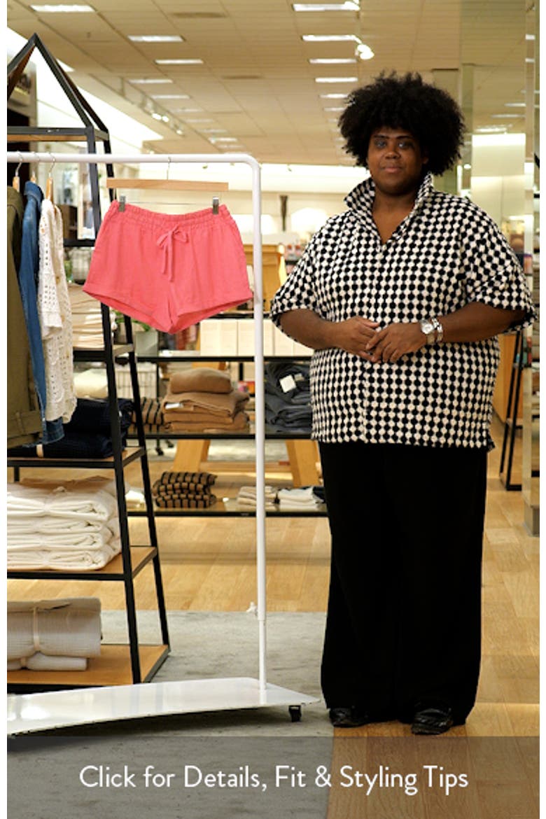 Laguna Linen Blend Drawstring Shorts video