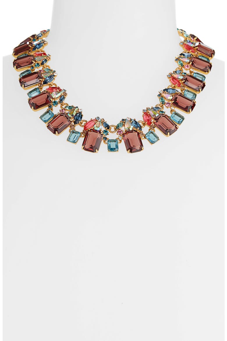 J. Crew Glass Bead Necklace, Alternate, color, CRIMSON MAPLE