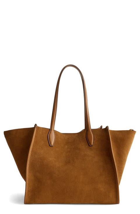 The Lexington Suede Tote