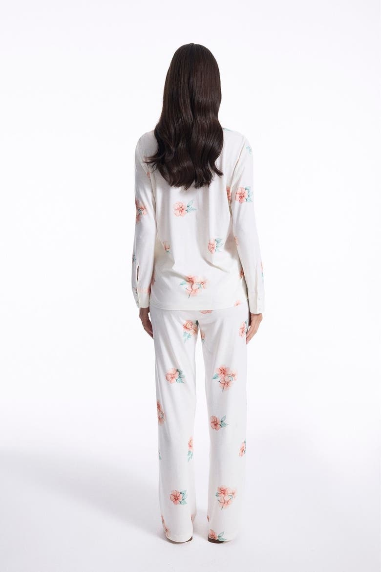 Dreamy Rosie Pyjama Set, Alternate, color, White