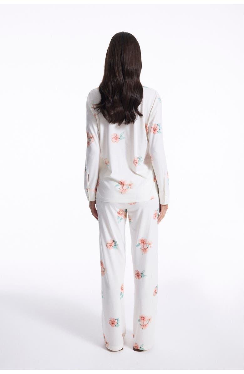 House Of Silk Dreamy Rosie Pyjama Set, Alternate, color, White