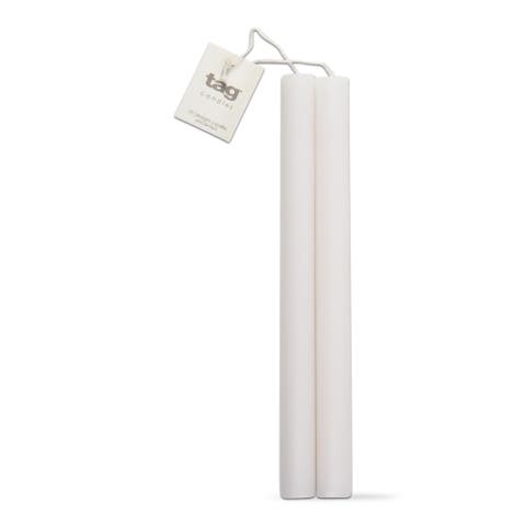 Straight Taper Paraffin Wax Candle Set of Two Elegant Candles