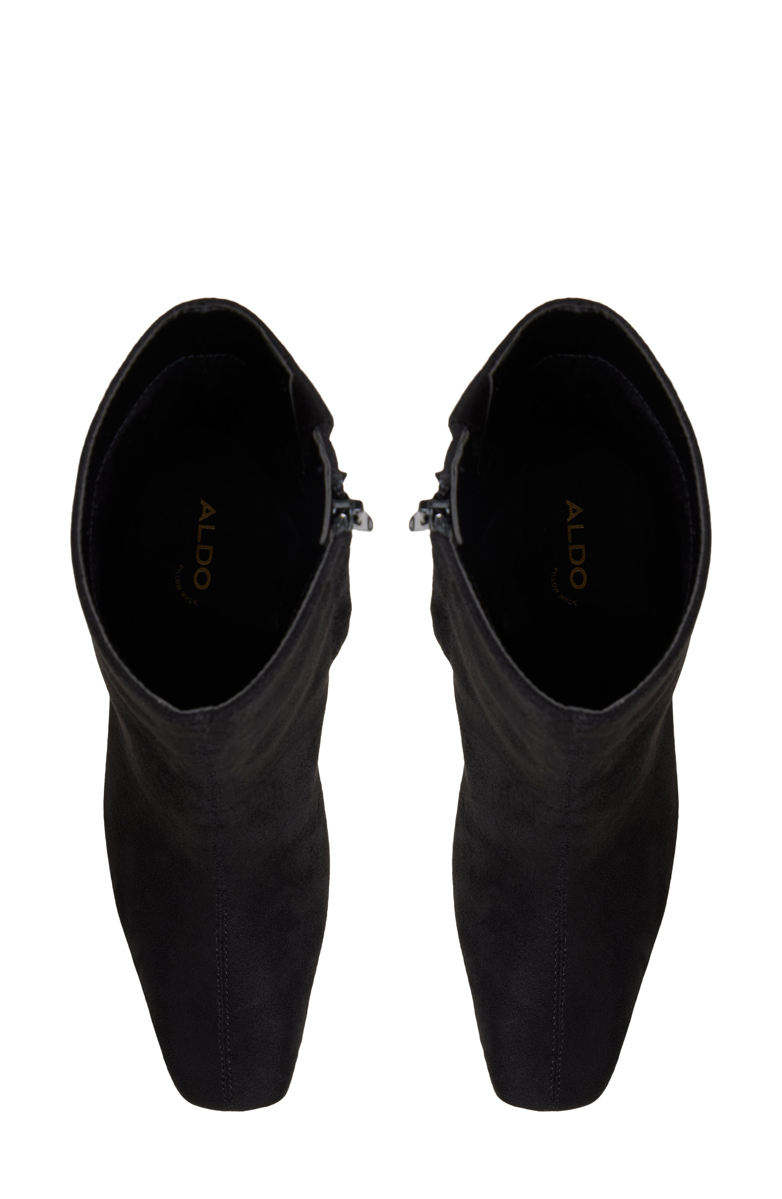 ALDO Vellamo Block Heel Bootie, Alternate, color, Black
