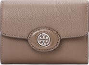 Tory Burch Robinson Small Pebbled Leather Wallet