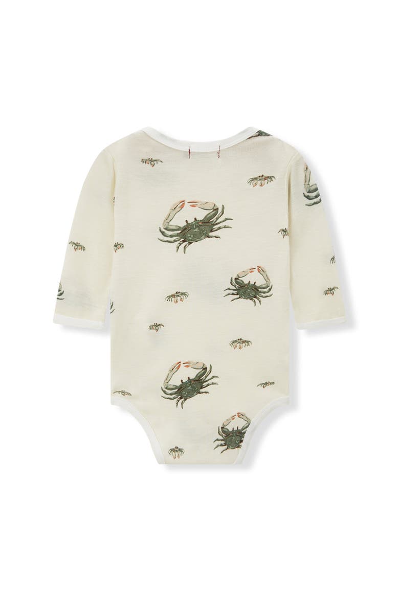 Long Sleeve One Piece, Main, color, Coastal Crab