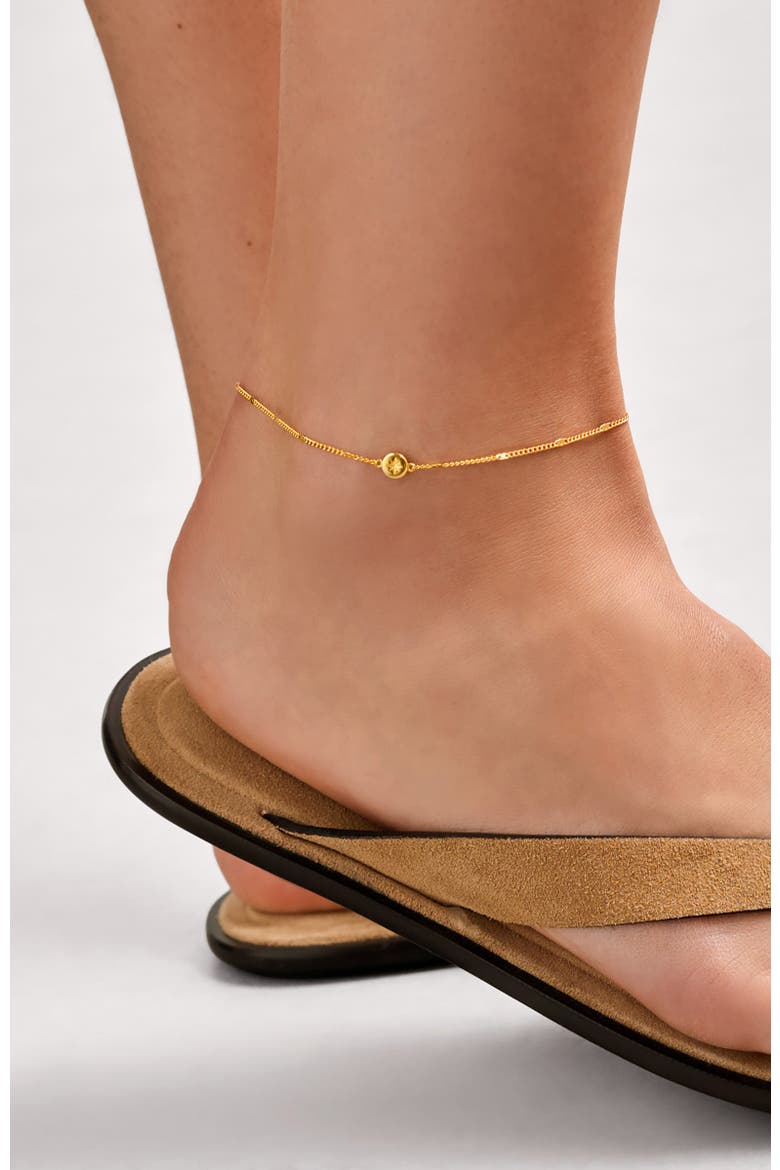 Aphira Anklet, Alternate, color, Gold