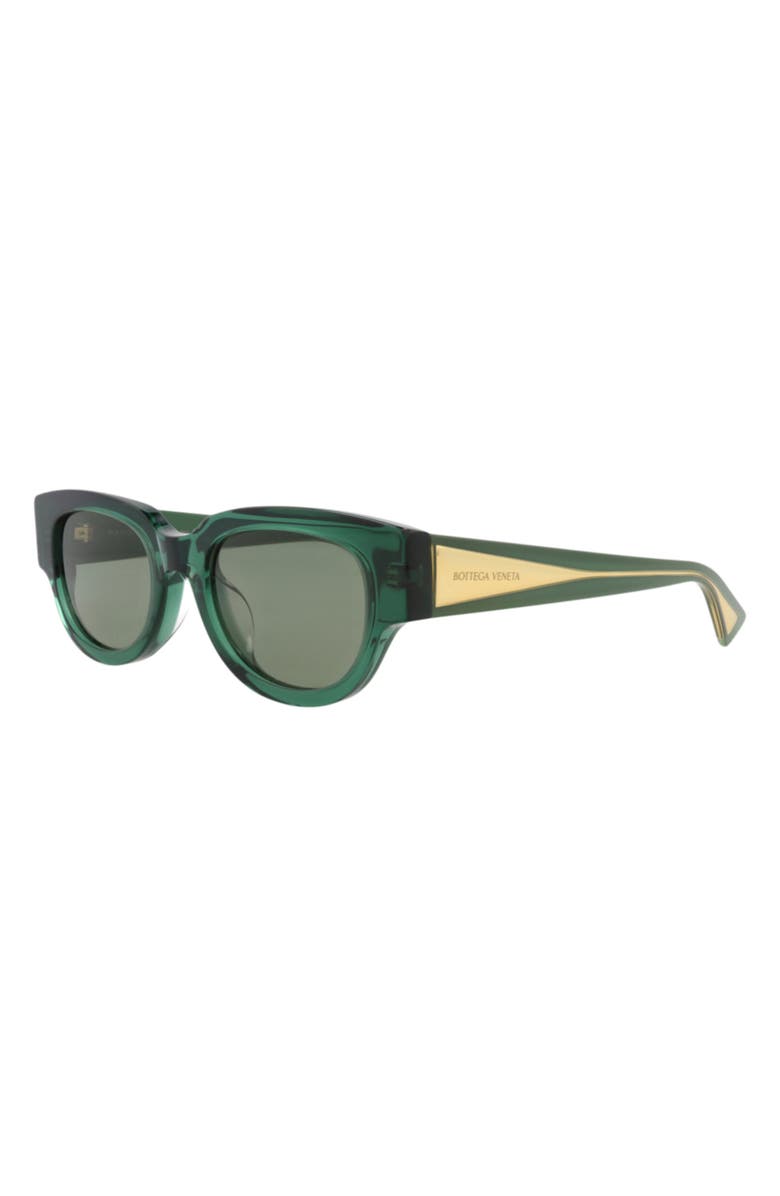 Bottega Veneta Sunglasses, Alternate, color, Green Crystal Green