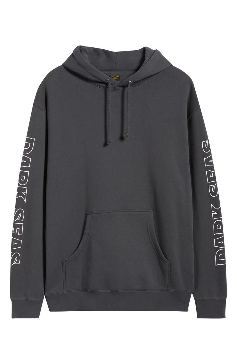 DARK SEAS Dead of Nite Fleece Hoodie, Main, color, Asphalt
