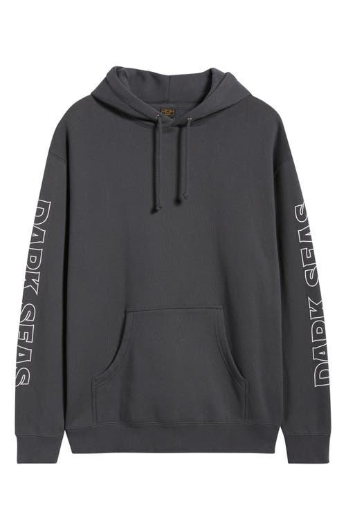 Dark Seas Dead Of Nite Fleece Hoodie In Gray