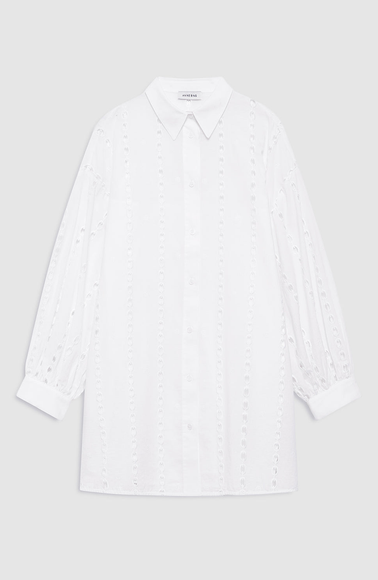 ANINE BING Marianne Dress, Alternate, color, White