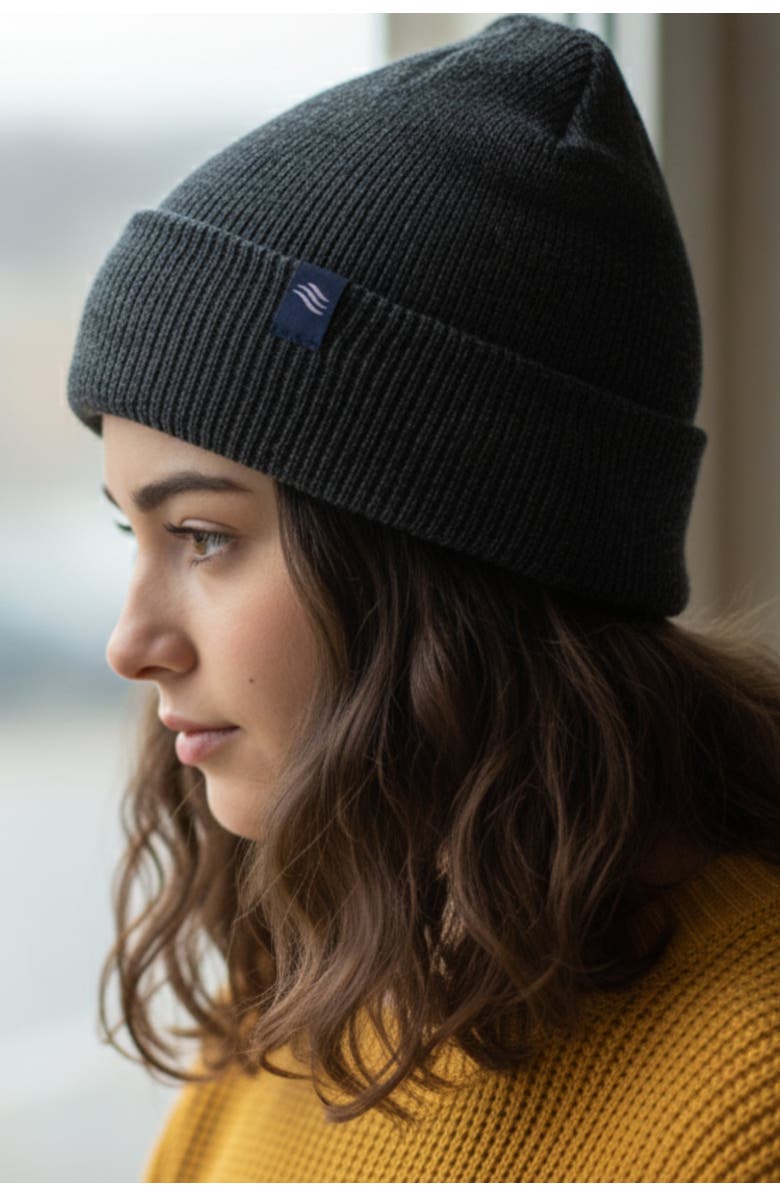 United By Blue The Softest Ultra cozy Yak Yarn Heathered Knit Beanie, Alternate, color, Light Heather Grey