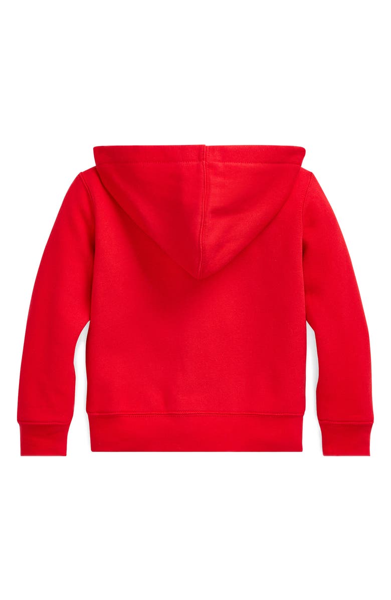 Polo Ralph Lauren Kids' Full Zip Fleece Hoodie, Alternate, color, Red