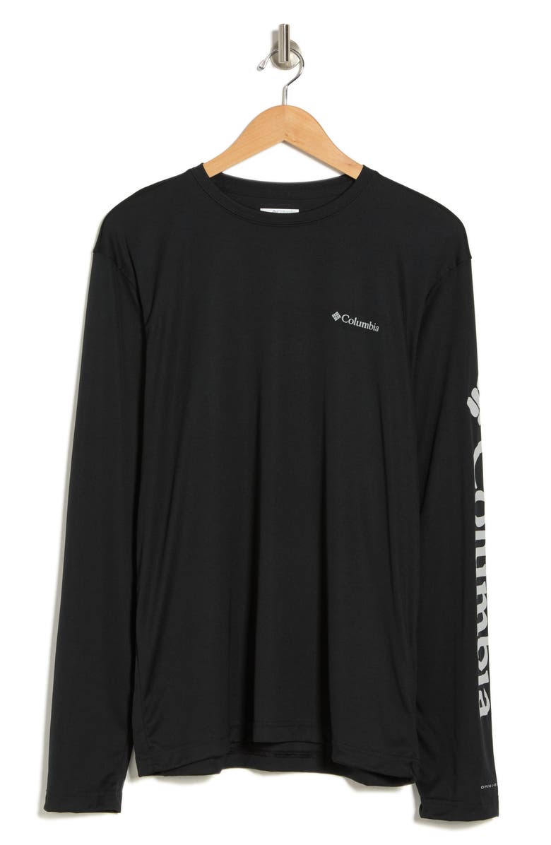 Columbia Rapid Creek Long Sleeve Graphic T-Shirt, Alternate, color, 