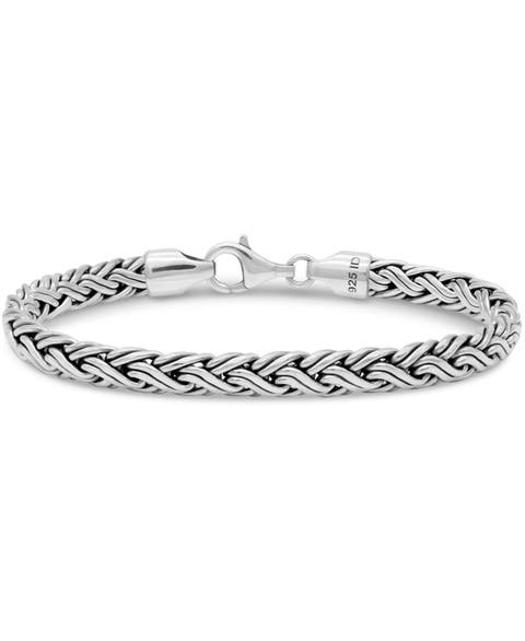 Paddy Oval Chain Bracelet in Sterling Silver, 6mm